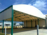 Loading Area Roof Tent Thailand Tomas Engineering water proof fireproof Canvas PVC Sheet