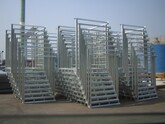 Galvanized Nestainer, Reverse Nestainer, Hot-dip galvanized, mobile rack, Refrigeration compatible, Anti-corrosion compatible in Thailand