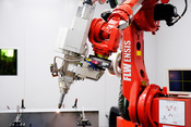 Precision robot fiber laser welding