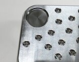 Punch of metal stamping die parts manufacturing, Made of SKH51(JIS)-M2 mod. (AISI), High-hardness steel