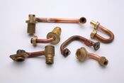 Brass processing products + copper pipe, brazing, various water heater parts