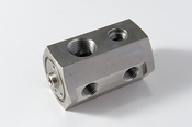 Joint , AC parts [SUS304] Angle and tapered thread burrs