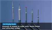 Improved wire handling with wire-wound nozzles made by Ogura Jewel Seiki Kogyo