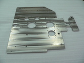 Precision machining of large stainless steel plates SUS303 · SUS304 - hole pitch parallelism and flatness