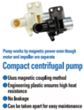 Compact centrifugal pump(Micro pump)