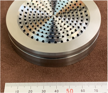 Machining a large number of precise holes with small diameters less than φ2!