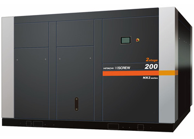 Oil-filled screw compressor (two-stage) / Energy-saving and durable / Hitachi (Thailand / Bangkok)