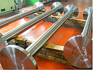 [Lay (intermediate) shafts and propeller shafts for Ship] Long lathe processing and machining process