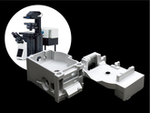 Microscope housing (die casting), AC4C, casting surface 50S, from 30 pieces, available for quick delivery