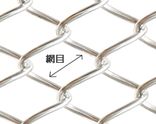 Diamond shaped wire netting ; Vynil coated Galvanized Construction