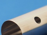 Thin-wall pipe with hole in side      processing Nickel electroplating prototype Nickel