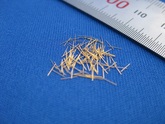 microtube gold    contact   probe pin  prototype  medical  precision electroforming