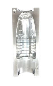 Blow cavity (PET bottle with handle)   [ANP79 (aluminum), hand wrap, mirror surface, prototype, mass production] 