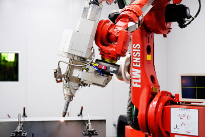 Precision robot fiber laser welding