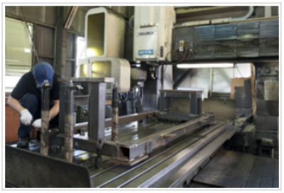 Machining, large machining, industrial machine frame manufacturing in Shizuoka Prefecture