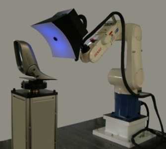 Inspection robots for curved and mirror exterior surfaces