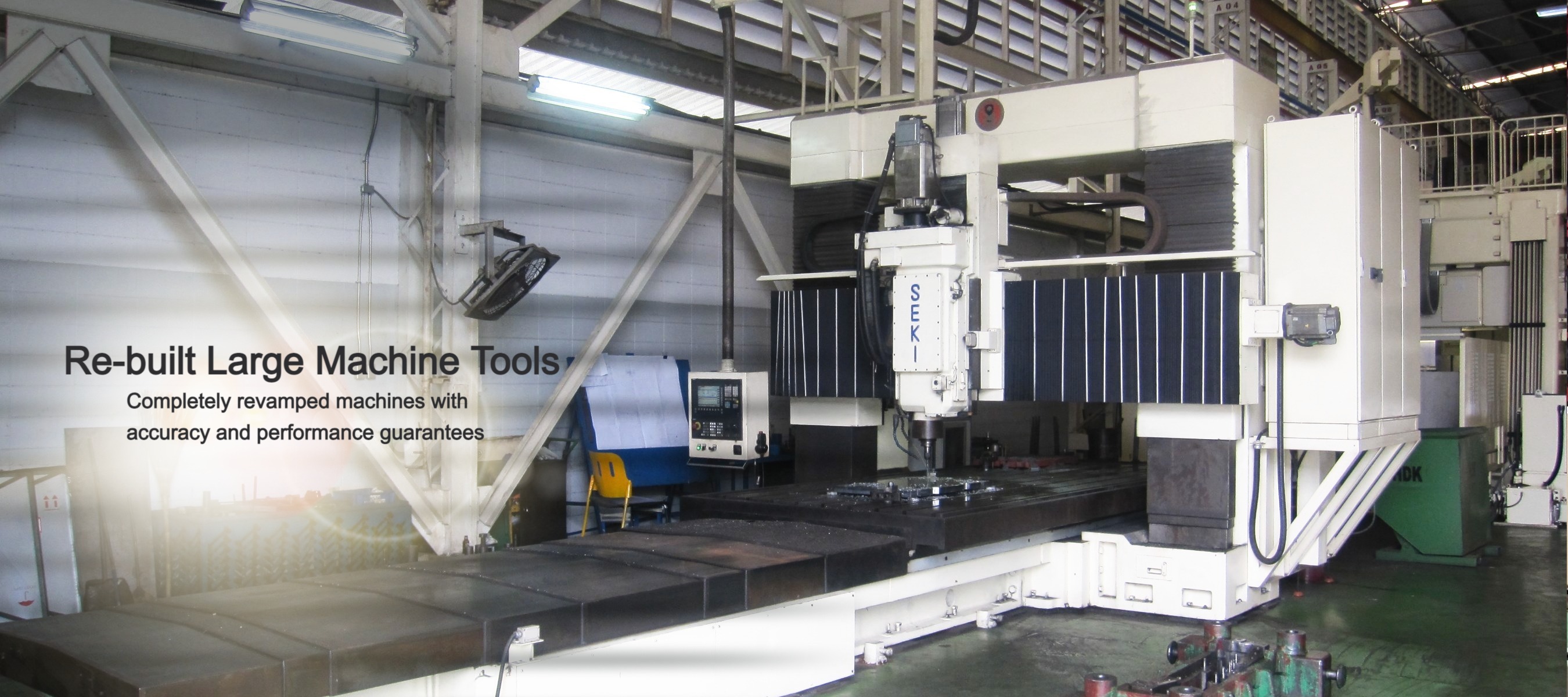 Re-built large CNC machine tools