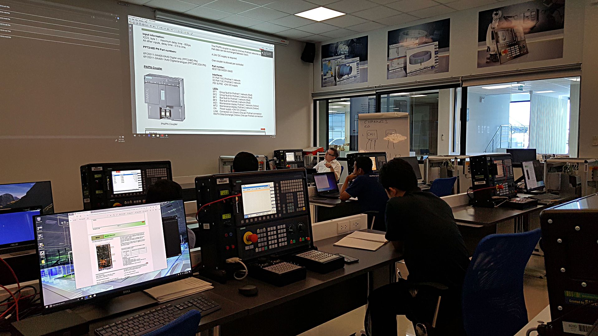 CNC training for  Siemens control
